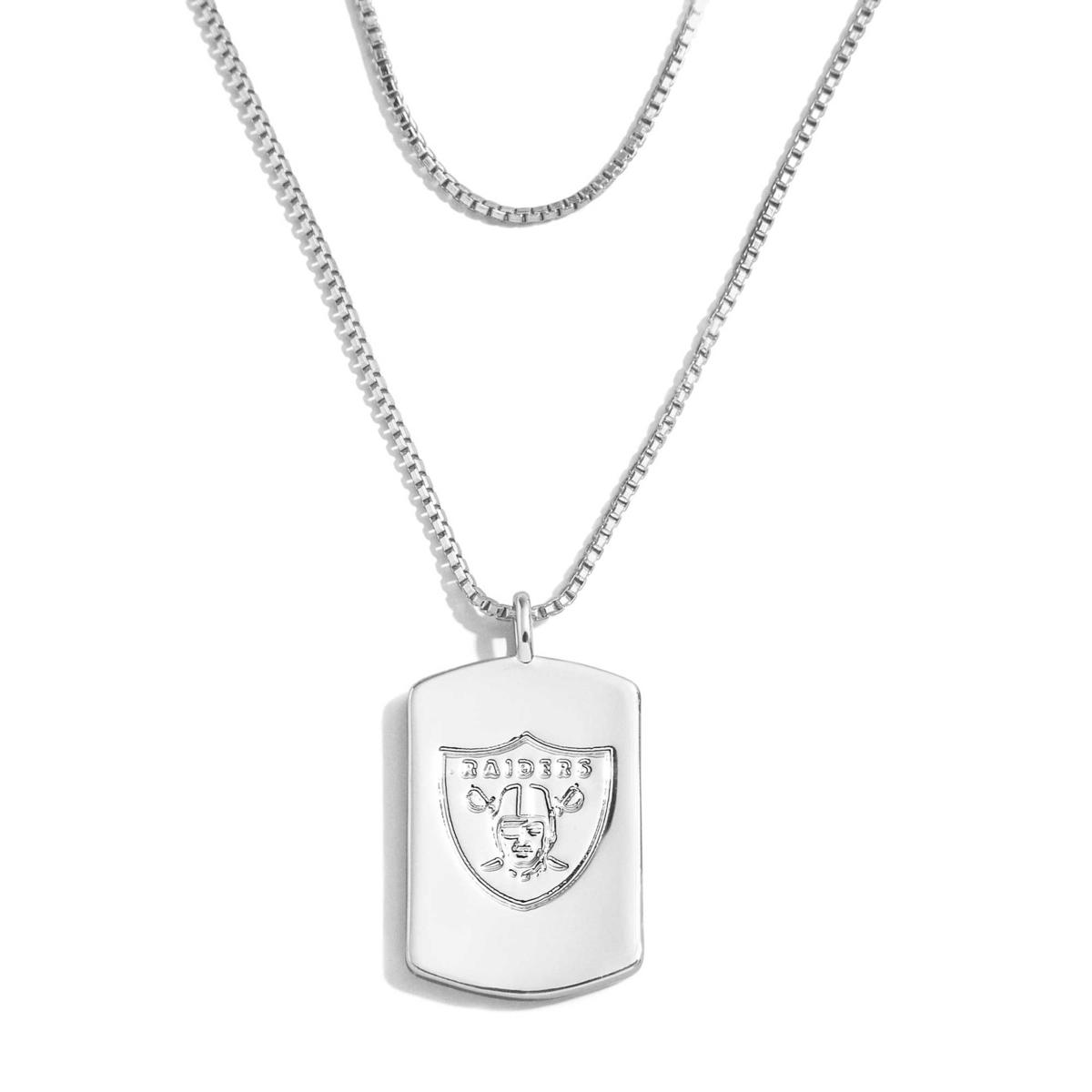 Raiders silver sale pendant