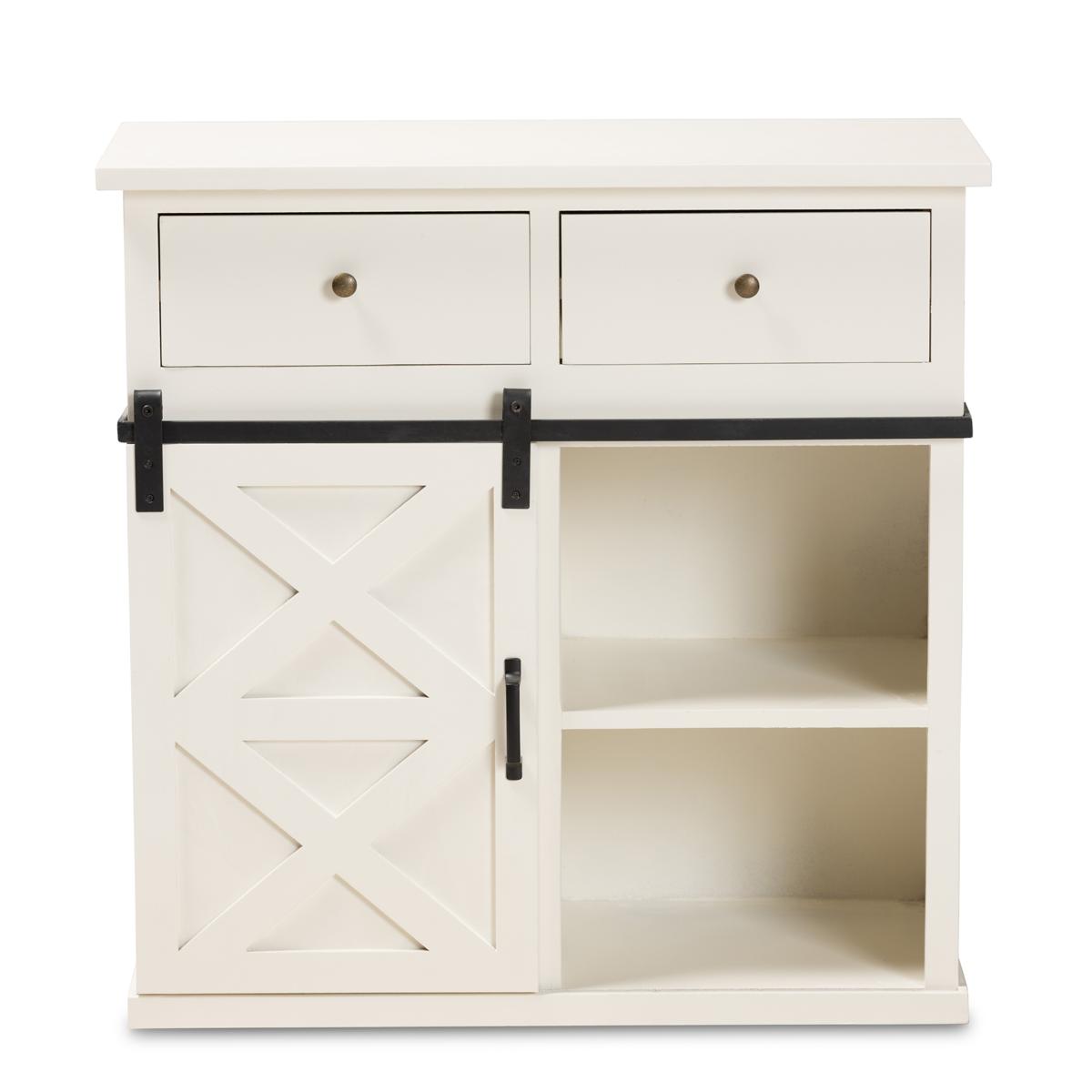 Shop Baxton Studio Jaela Modern and Contemporary White Finished