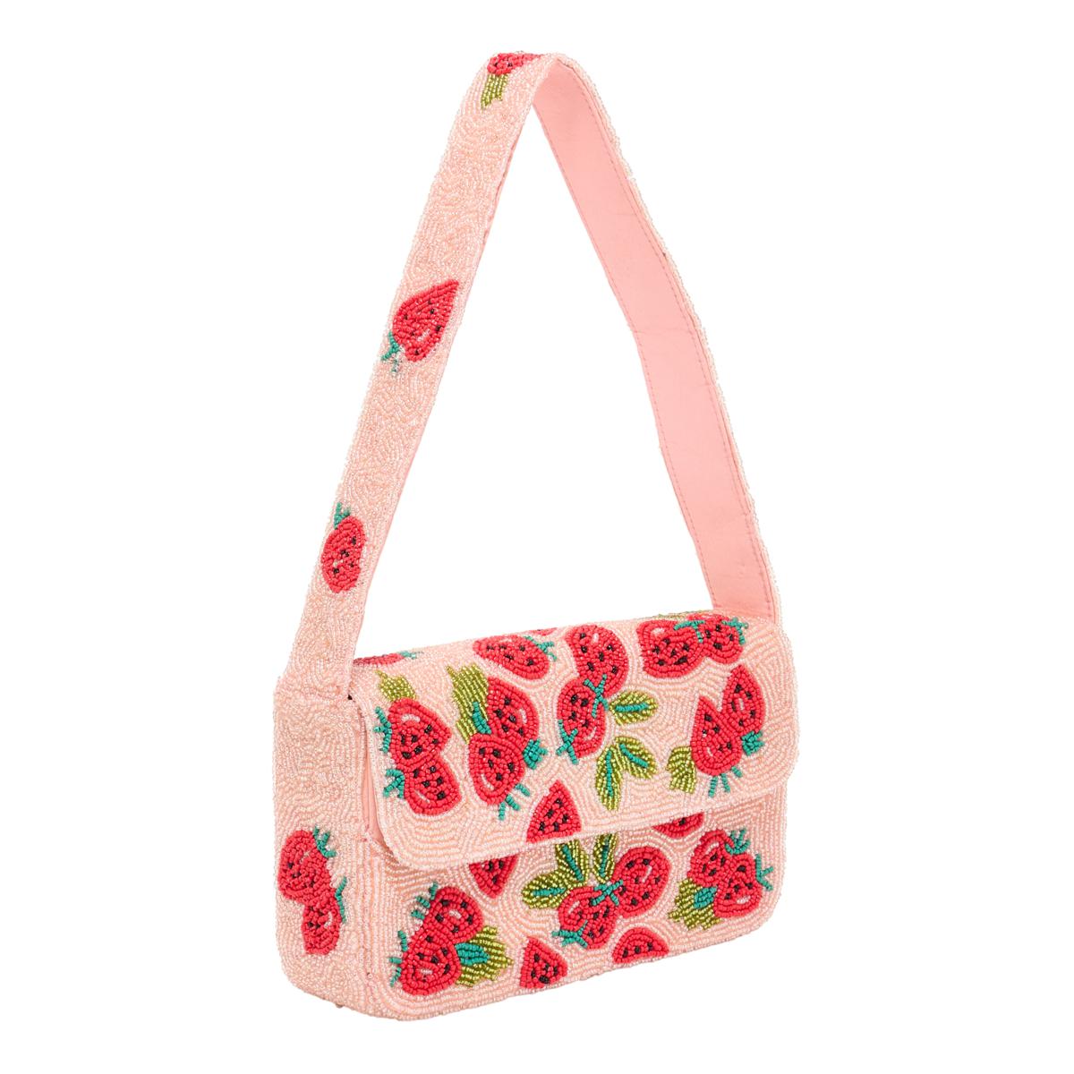 Wildflower San Tropez Glass Beaded Shoulder Bag | HSN
