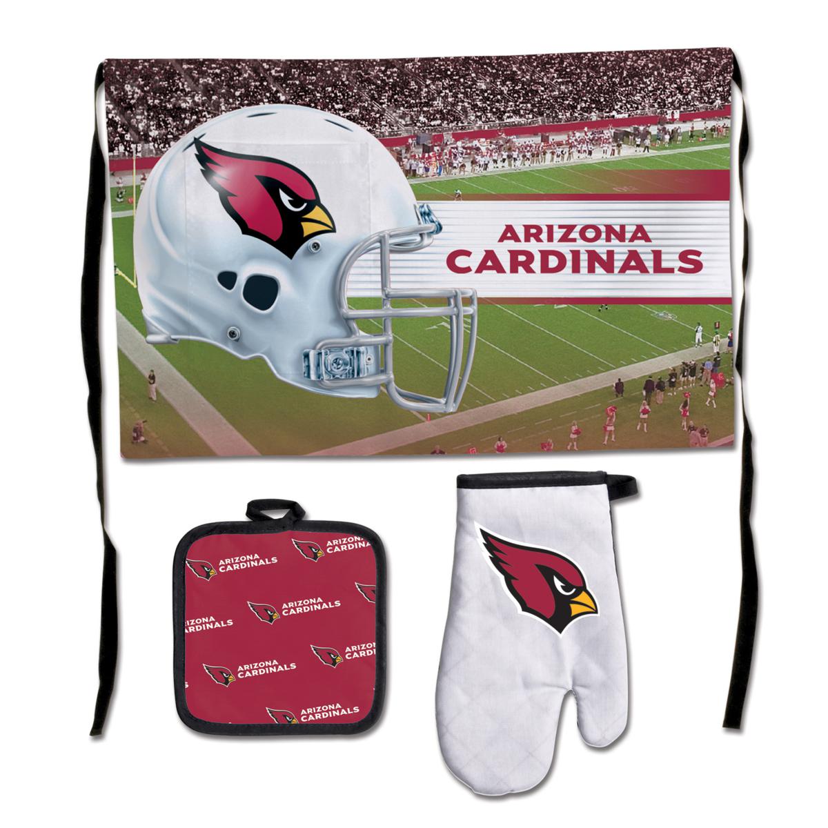 WinCraft Arizona Cardinals 3-Piece Barbecue Set