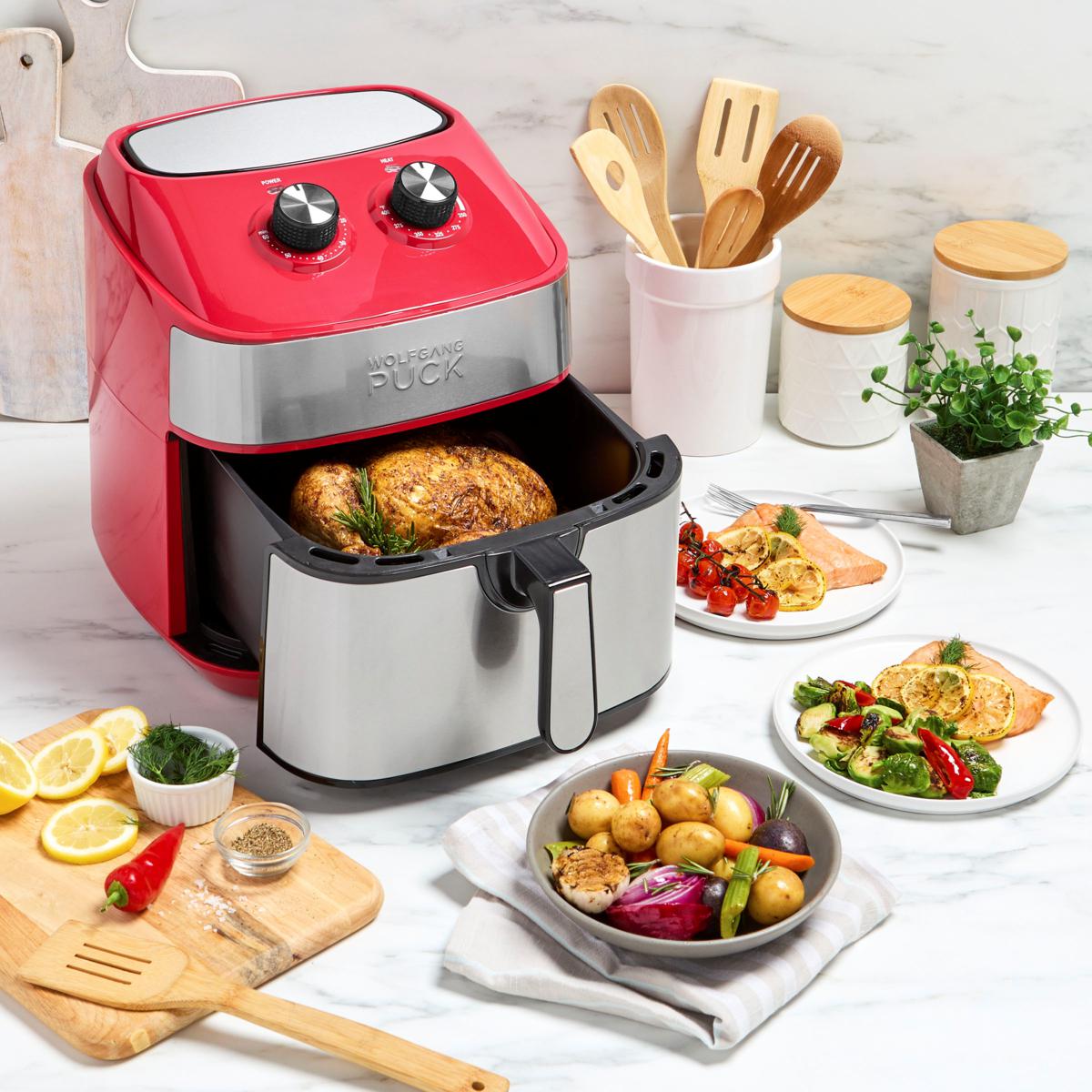 Wolfgang Puck Ceramic Nonstick Stainless Steel Air Fryer