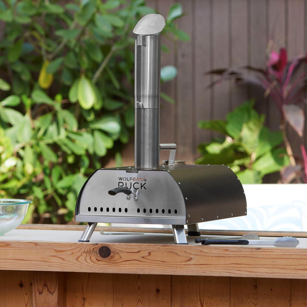 Ninja Woodfire 8-in-1 Outdoor BBQ Smoker Oven &Pizza Peel ,Grey