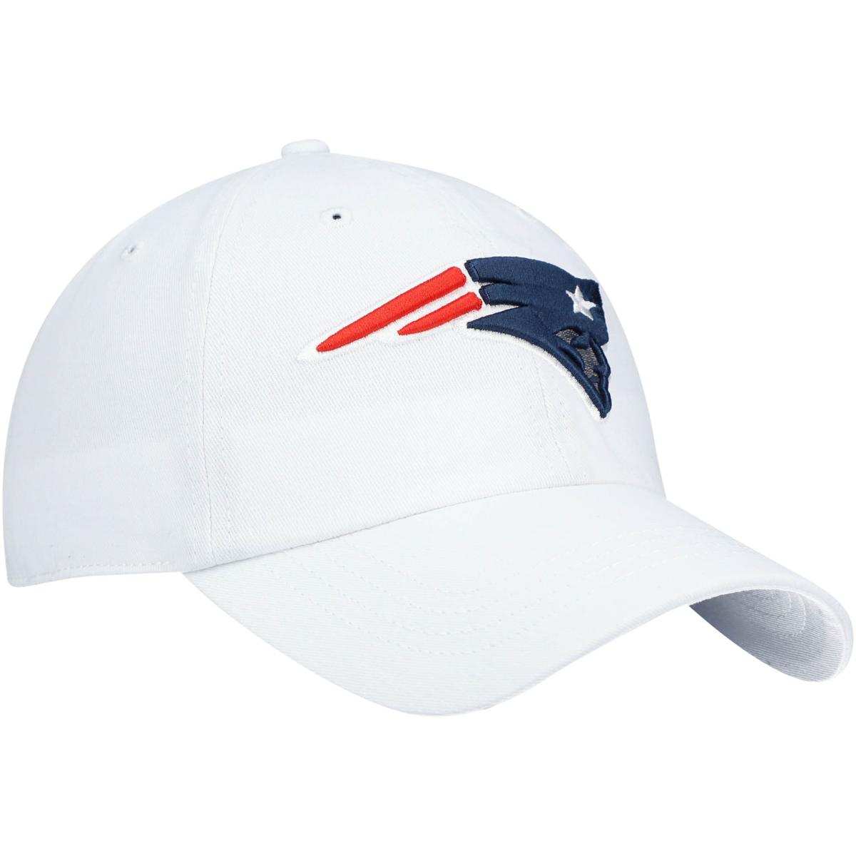 Women's '47 White New England Patriots Miata Clean Up Logo