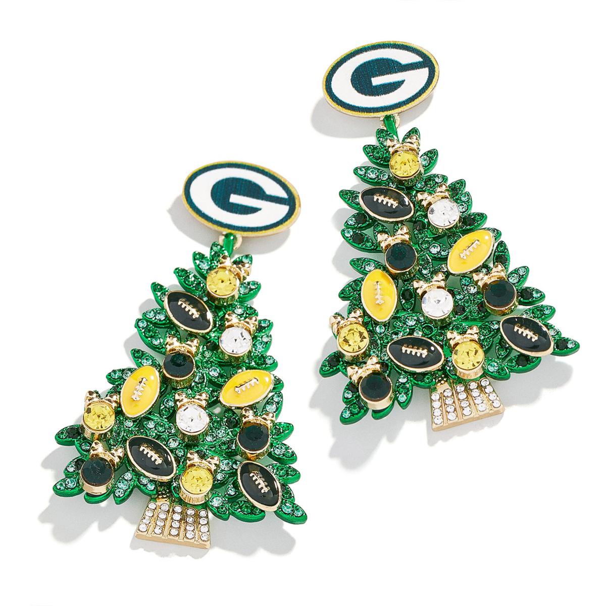 Green Bay Packers FOCO Glass Ball Ornament