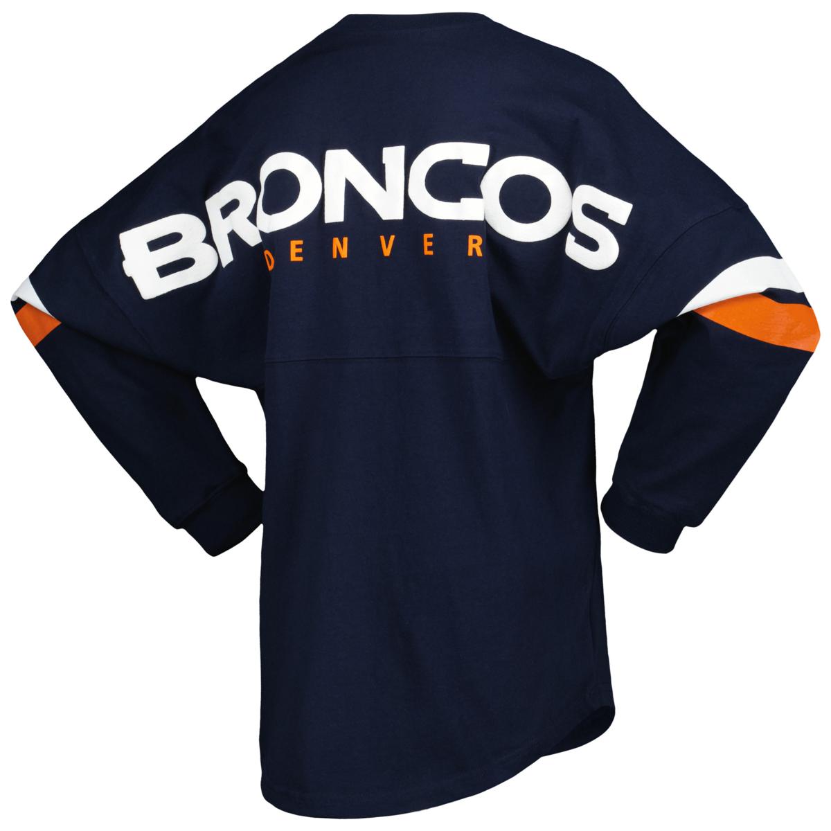 Ladies long sleeve 2024 denver broncos shirt