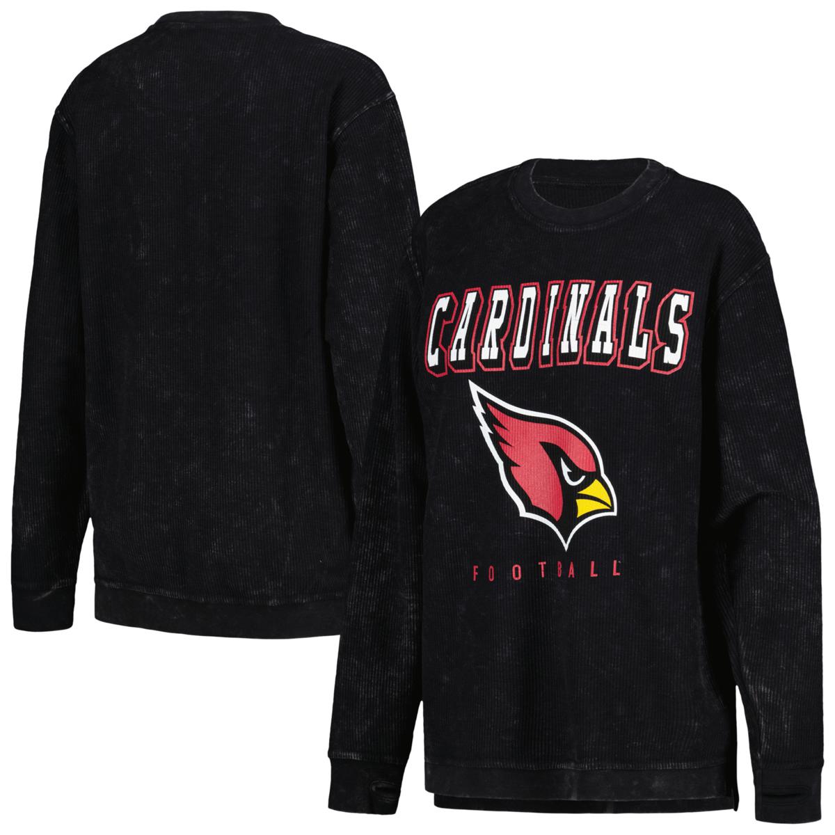 Women s G III 4Her by Carl Banks Black Arizona Cardinals Comfy Cord Pullover Sweatshirt HSN