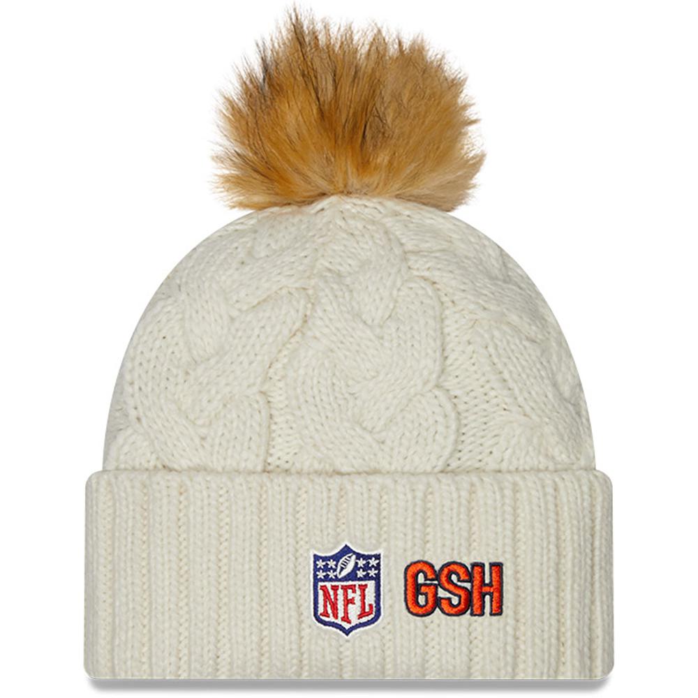 New Era Women's New Era Navy Chicago Bears Snowy Cuffed Knit Hat