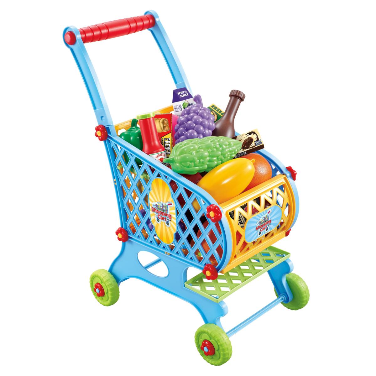 Tesco Trolley Baby Supermarket Trolley Toy Shopping Cart With Food