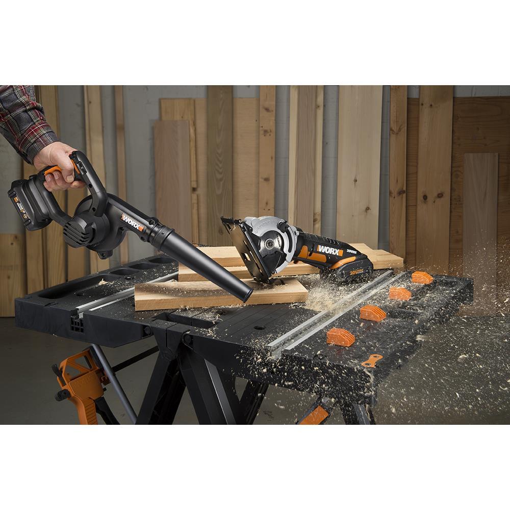 Worx Power Share 160 MPH 100 CFM Cordless Shop Blower Tool Only