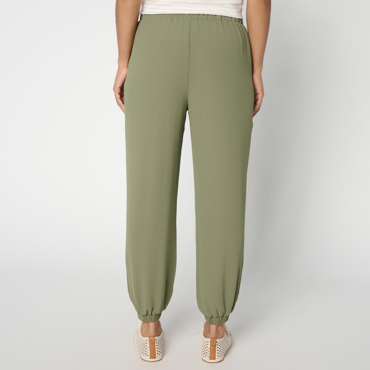 WynneLayers Chiffon Overlay Knit Jogger | HSN