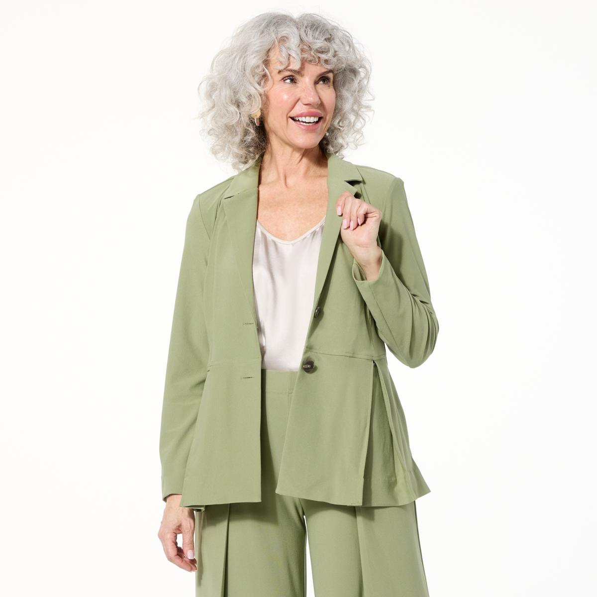 WynneLayers Luxe Crepe Origami Jacket | HSN