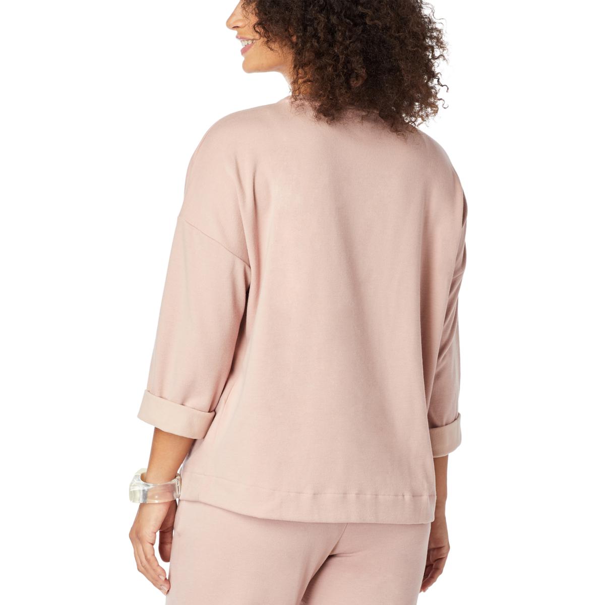 WynneLayers Microfleece Gathered-Hem Top - 20234494 | HSN
