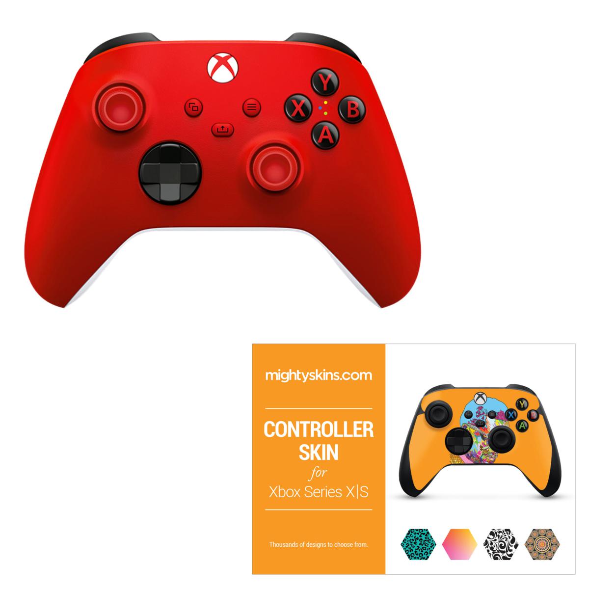 Red xbox deals one s controller