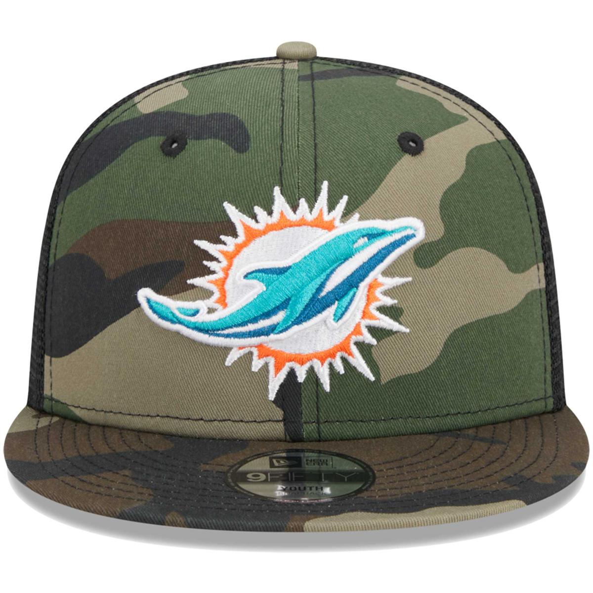 Miami Dolphins New Era Color Pack 9FIFTY Snapback Hat - Olive