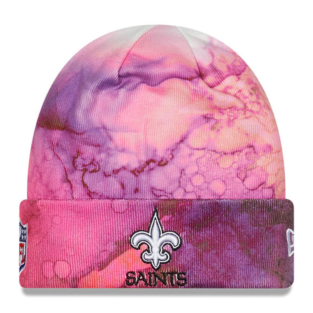 Youth New Era Pink New Orleans Saints 2022 NFL Crucial Catch Knit Hat