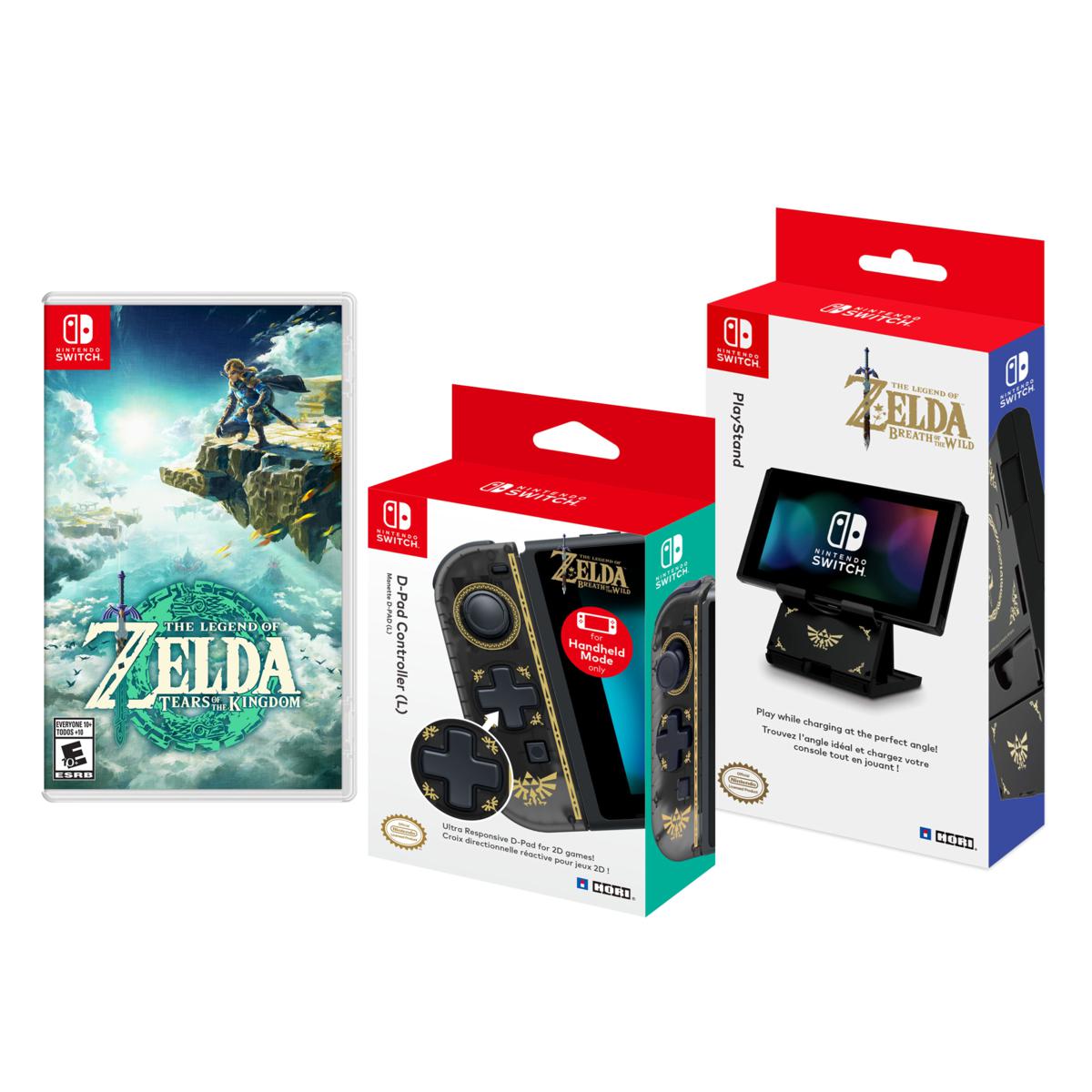 Nintendo Switch OLED - The Legend of Zelda: Tears of the Kingdom Edition  with Case and Wireless Controller Bundle