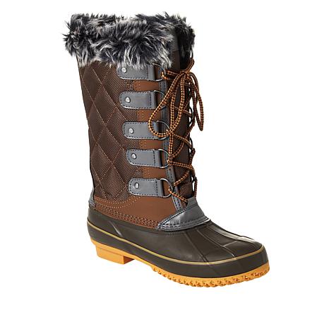 Sporto fur outlet lined boots