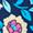 Blue Boho Floral