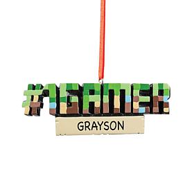 #1 Gamer Personalized Ornament