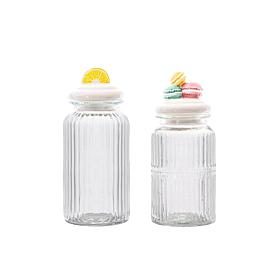 10 Strawberry Street 2-pc. Lemon & Macaron Knob Canisters