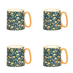 10 Strawberry Street Bella Autumn Twilight, Set of 4