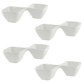 10 Strawberry Street Whittier 4 Divided Square Bowls