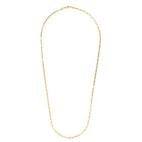 14K Yellow Gold 18" 4.2mm Paperclip Chain