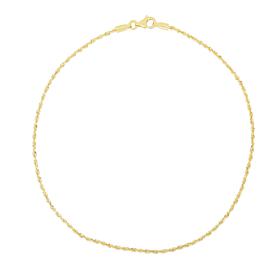 14K Yellow Gold Rope Chain 18" Necklace