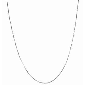 16" Sterling Silver 1.3mm Box Chain Necklace