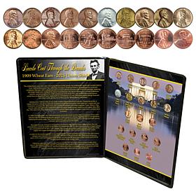 1909-2025 Lincoln Cent Through The Decades 20-Coin Set