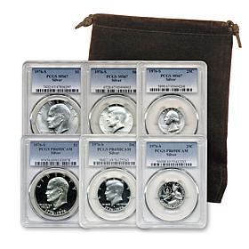 1976 Silver Bicentennial 6-Piece PCGS 67/69 Collector Pack