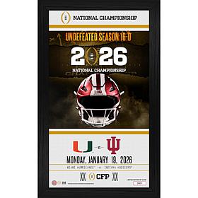 2025-26 College Football National Champions Commemorative Print