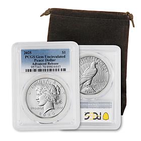 2025 Brilliant Uncirculated PCGS Advanced Release Peace Silver Dollar