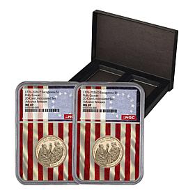 2026 P&D Polly Cooper Dollar-Flag Core NGC MS69-Advanced 