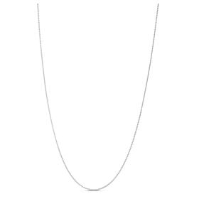 22" Sterling Silver 1.3mm Diamond-Cut Wheat Chain Adjustable Necklace