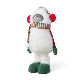 29" Plush Christmas Yeti with Adjustable Legs