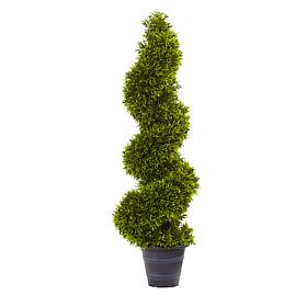 3 Ft. Grass Spiral Topiary with Deco Planter