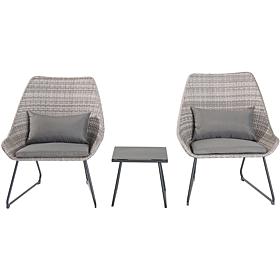 3-Piece Wicker Chat Set