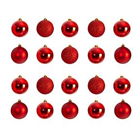 3” Shatterproof Ornament Set with Storage Container - 20 Count