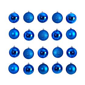 3” Shatterproof Ornament Set with Storage Container - 20 Count