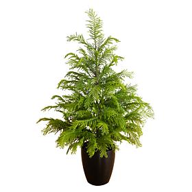 4-ft Real Touch Goldcrest Christmas Tree by Nearly Natural