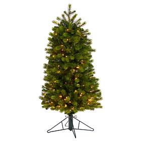 4’ Slim Colorado Mountain Spruce Christmas Tree with 150 Lights
