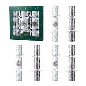 6-pack Christmas Snowflake Party Cracker with Gift Contents