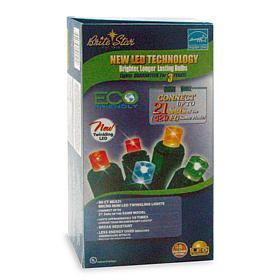 60-LED Micro Mini Twinkling Light Set - Multicolored