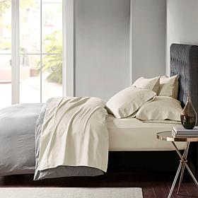 800 Thread Count Cotton Blend Polyester Sateen Sheet Set