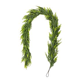 9' Christmas Greenery PE Dripping Garland