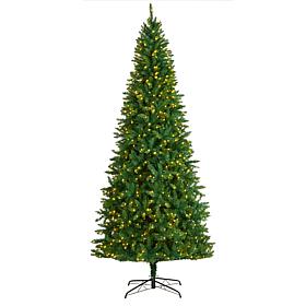 9’ Green Valley Fir  Christmas Tree with 800 Clear LED