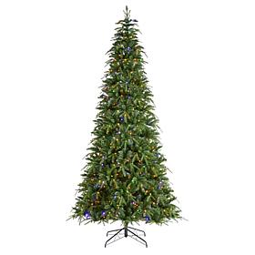 9ft Pre-Lit Green Slim Fir Christmas Tree with Remote