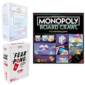 Adult Party Game Bundle: Truth or Drink, Monopoly Board Crawl & Fea...