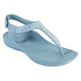 Aetrex® Parker Sparkle EVA Arch-Support Thong Sandal